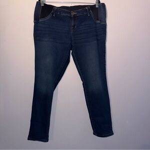 Isabel Maternity Under Belly Jeggings Dark Wash size 14/32R